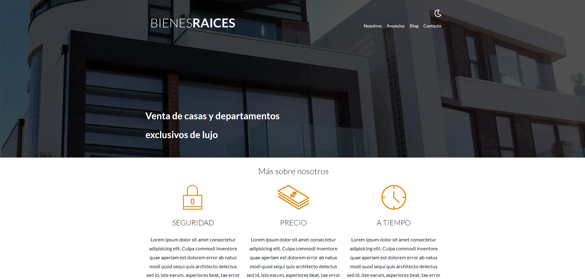 Bienes Raíces