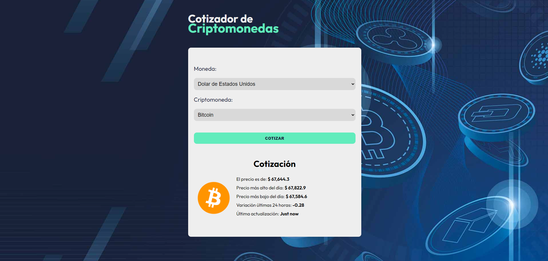 Cotizador Crypto